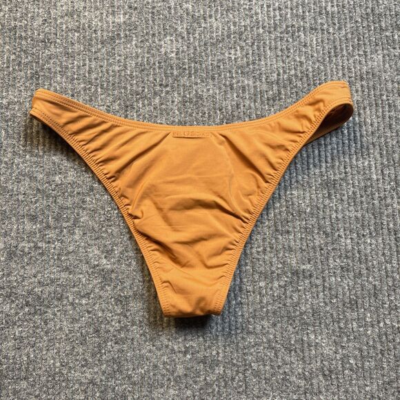 Billabong Large Bikini Bottom Sol Searcher Hike Super Skimpy Coverage Brown NEW - Picture 7 of 10
